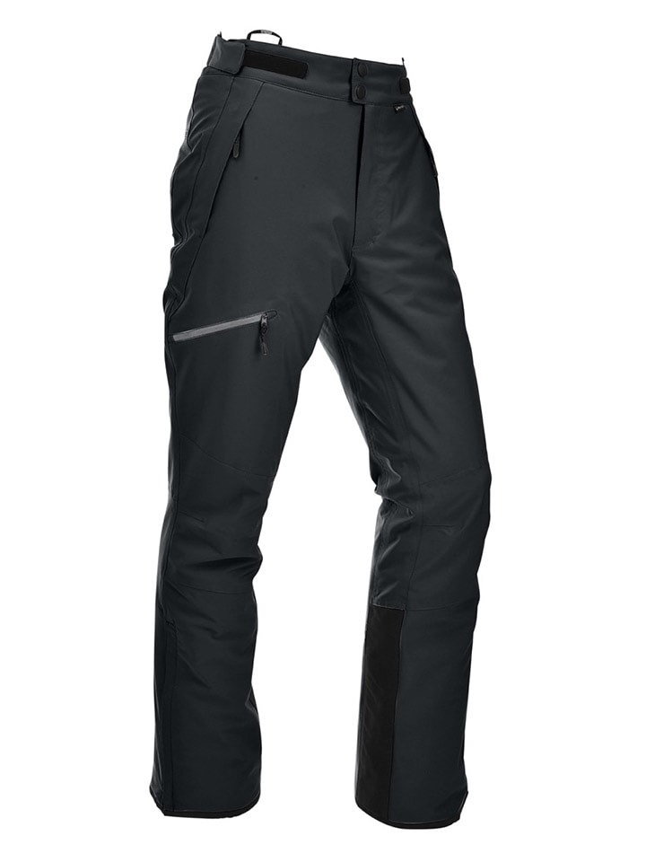 Ziener Herren Paskal Ski- & Snowboardhose – Atmungsaktiv, Wasserdicht, Wattiert, Mit AQUASHIELD Membran – Größe 46, Schwarz