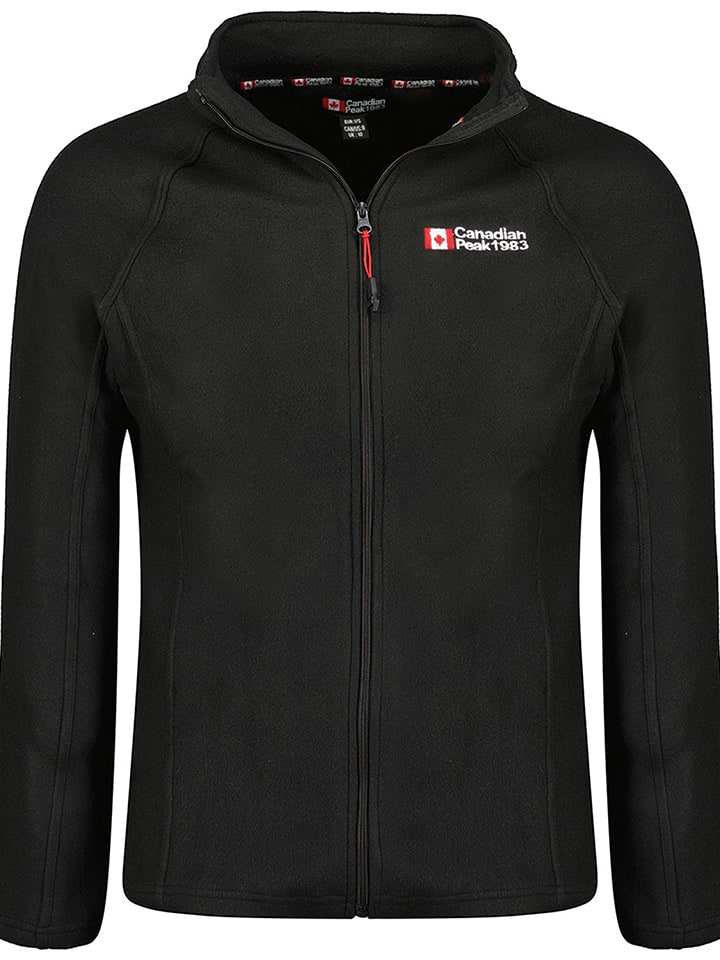 Fleecejacke "Tugeak" in Schwarz