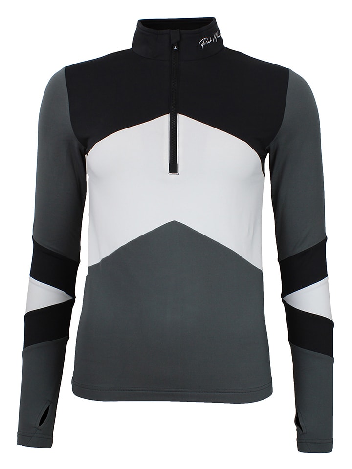 Funktionsshirt "Athos" in Anthrazit/ Schwarz
