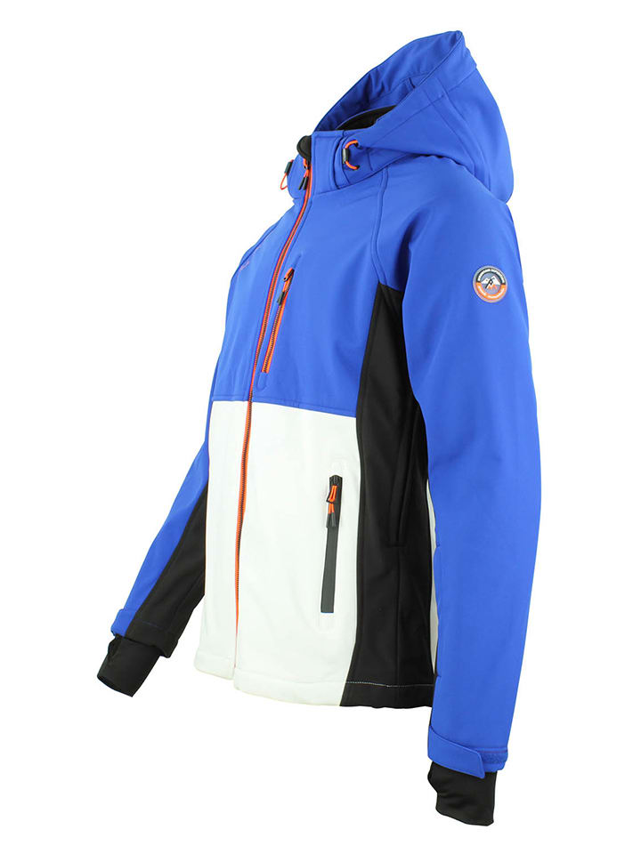 Peak Mountain Softshelljacke Cametis in Blau WeiB gunstig kaufen limango