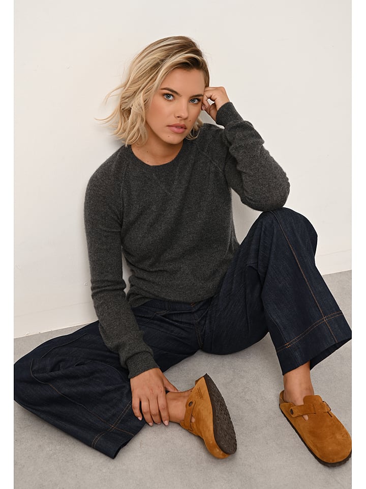 Kaschmir-Pullover "Helen" in Anthrazit