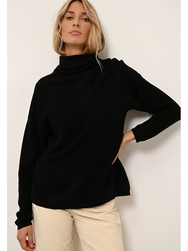 Kaschmir-Rollkragenpullover "Blantyre" in Schwarz