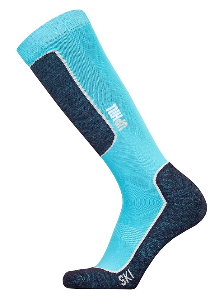 Wintersportsocken in Türkis