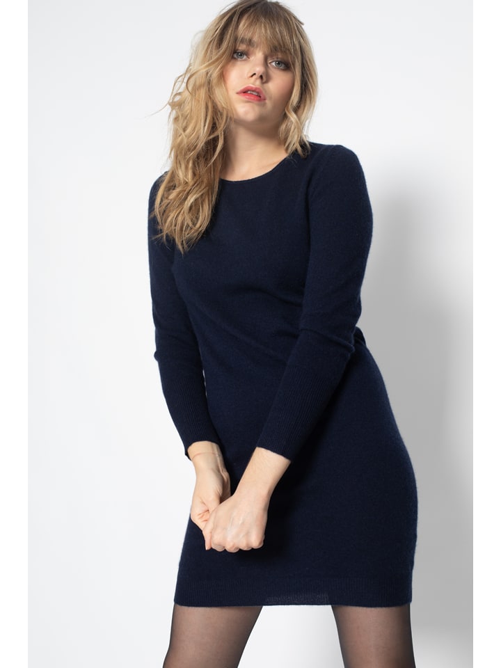 Kaschmir-Kleid "Molli" in Dunkelblau