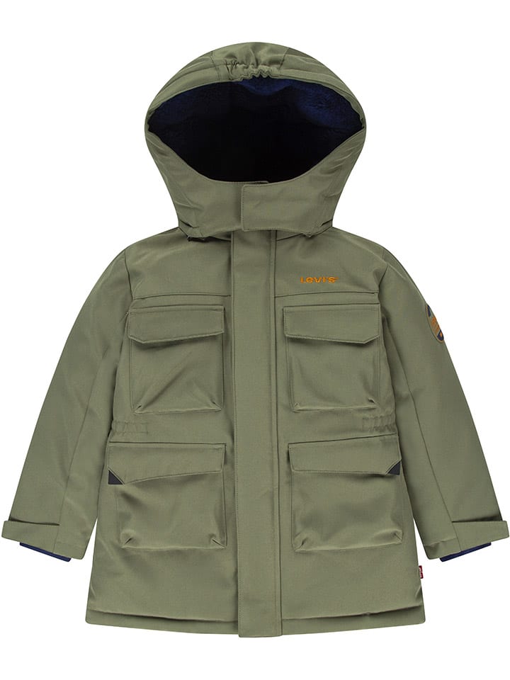 Parka w kolorze khaki