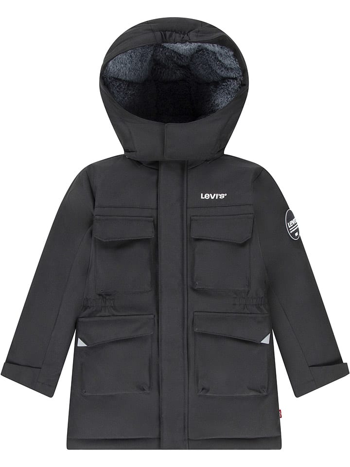 Parka zwart