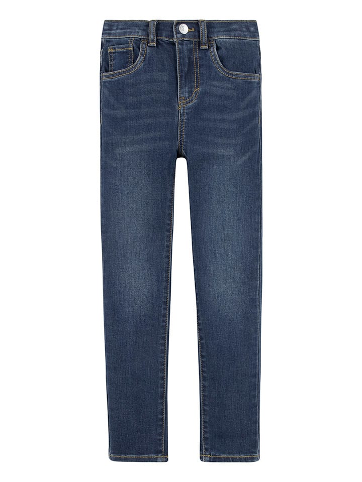 Dżinsy - Slim fit - w kolorze niebieskim