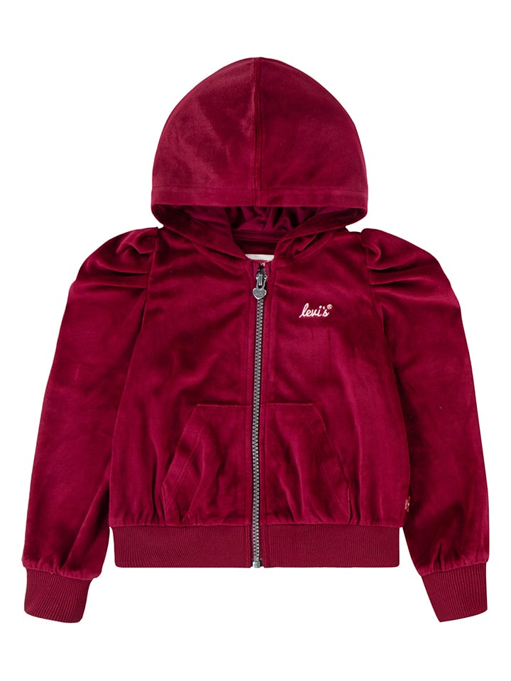 Sweatjacke in Rot