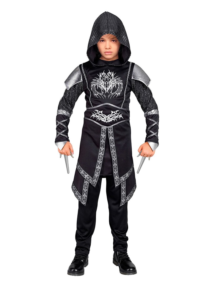Kostium "Dark Assassin" w kolorze czarno-granatowym