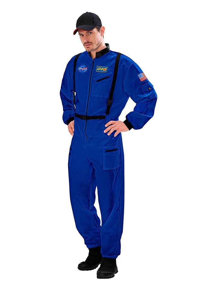 Kostümoverall "Astronaut" in Blau