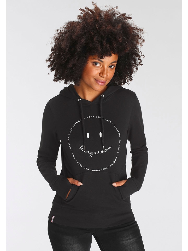 Hoodie in Schwarz