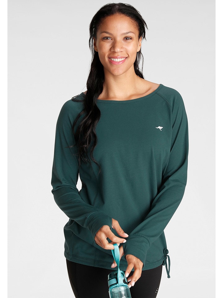 Longsleeve in Grün