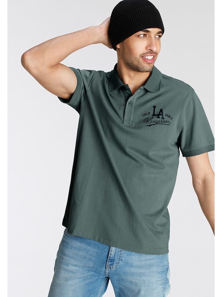 Kangaroos Poloshirt in Grün limango günstig | kaufen
