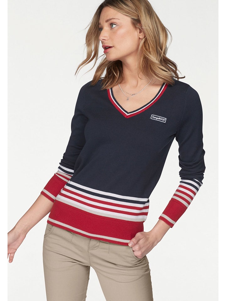 Pullover in Dunkelblau