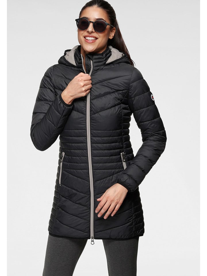 Steppjacke in Schwarz