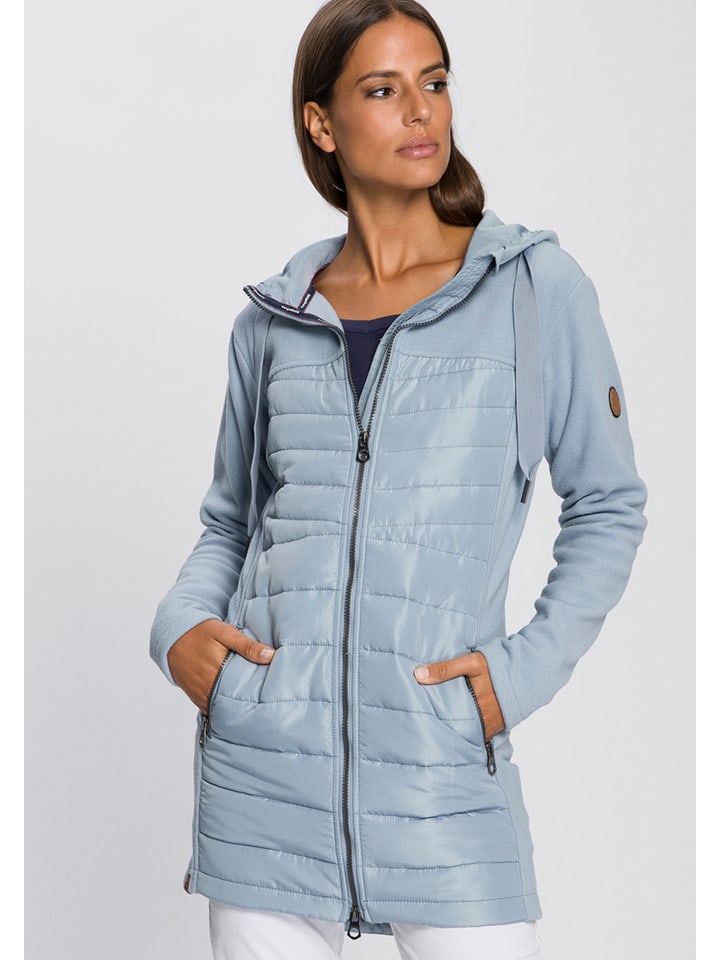 Steppjacke in Hellblau