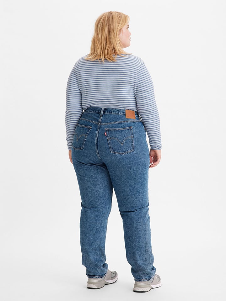 Levi s D insy 501 Slim fit w kolorze niebieskim najlepsze wyprzeda e w limango