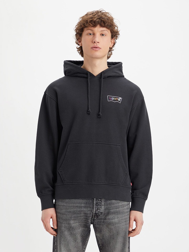 Levis top hoodie black