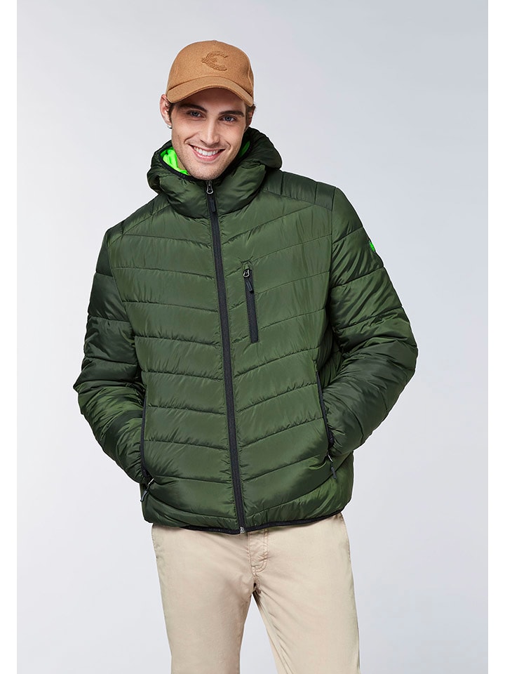 Winterjacke in Grün