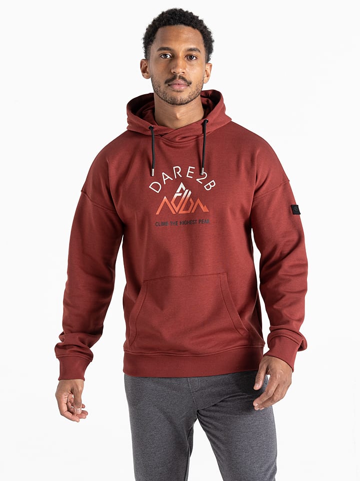 Hoodie "Distinctly" bordeaux