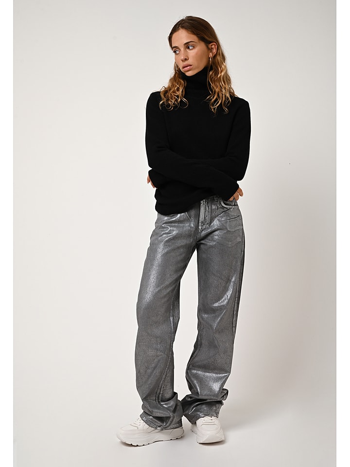 Kaschmir-Rollkragenpullover "Suzie" in Schwarz