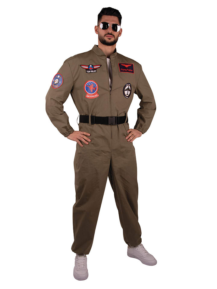 Kombinezon kostiumowy "Top Pilot" w kolorze oliwkowym