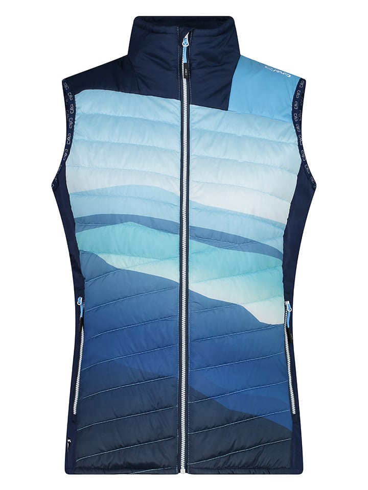 Hybridweste in Blau