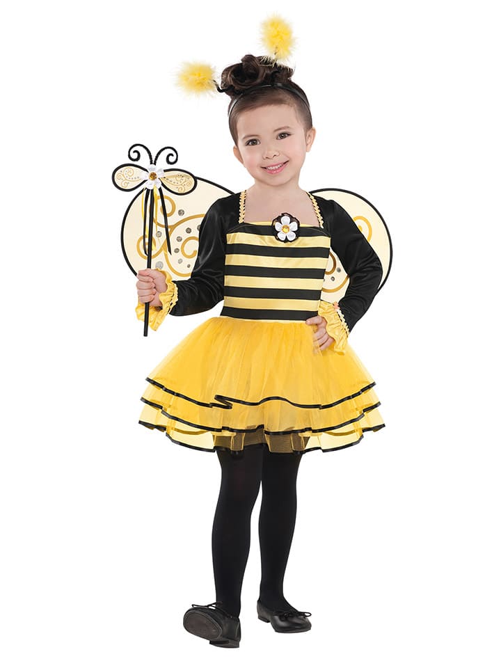 3-częściowy kostium "Ballerina Bee" w kolorze żółto-czarnym