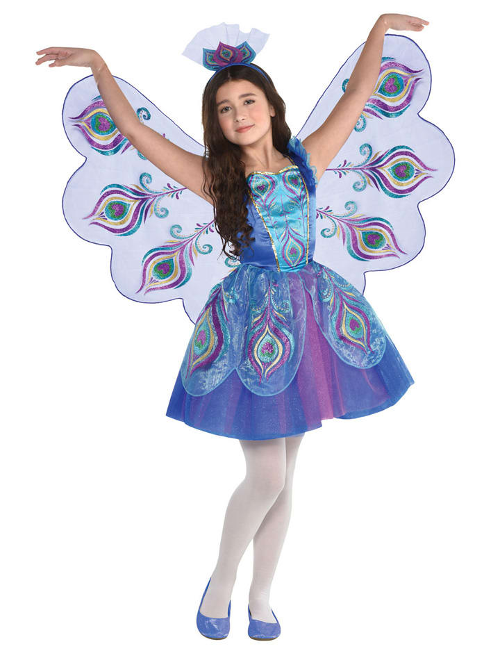 2-częściowy kostium "Pretty Peacock" w kolorze niebieskim