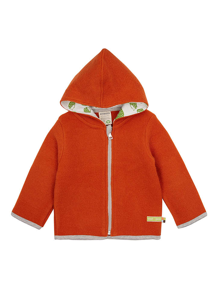 Loud+Proud Giacca Giacca Unisex Bambini Loud+Proud - Cappuccio Con Lana Giacca Con Cappuccio Cotone
