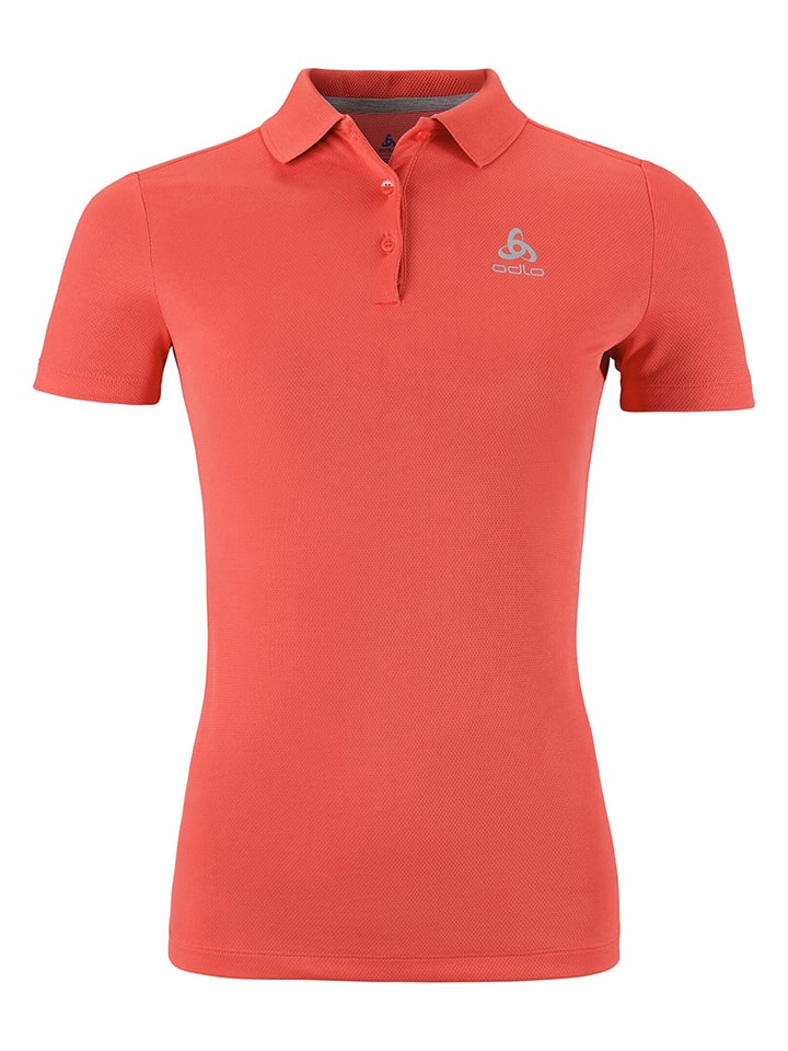Funkcyjna koszulka polo "Infinity" w kolorze czerwonym