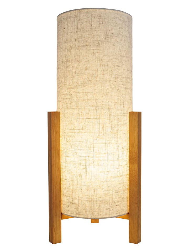 Tischleuchte "Matilda" in Beige - (H)52 x Ø 22 cm