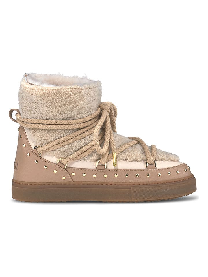 INUIKII Leder Sneakers Curly Rock in Beige gunstig kaufen limango