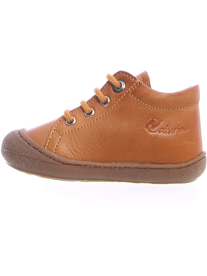 Leder-Lauflernschuhe "Cocoon" in Hellbraun