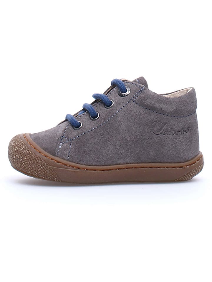 Skórzane buty "Cocoon" w kolorze szarym do nauki chodzenia