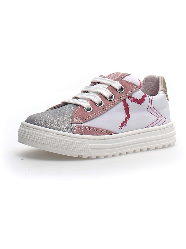 Leder-Sneakers "Dinghy" in Grau