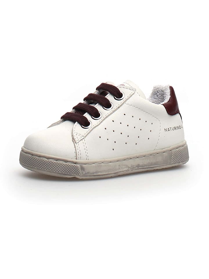 Leder-Sneakers "Hasselt" in Weiß