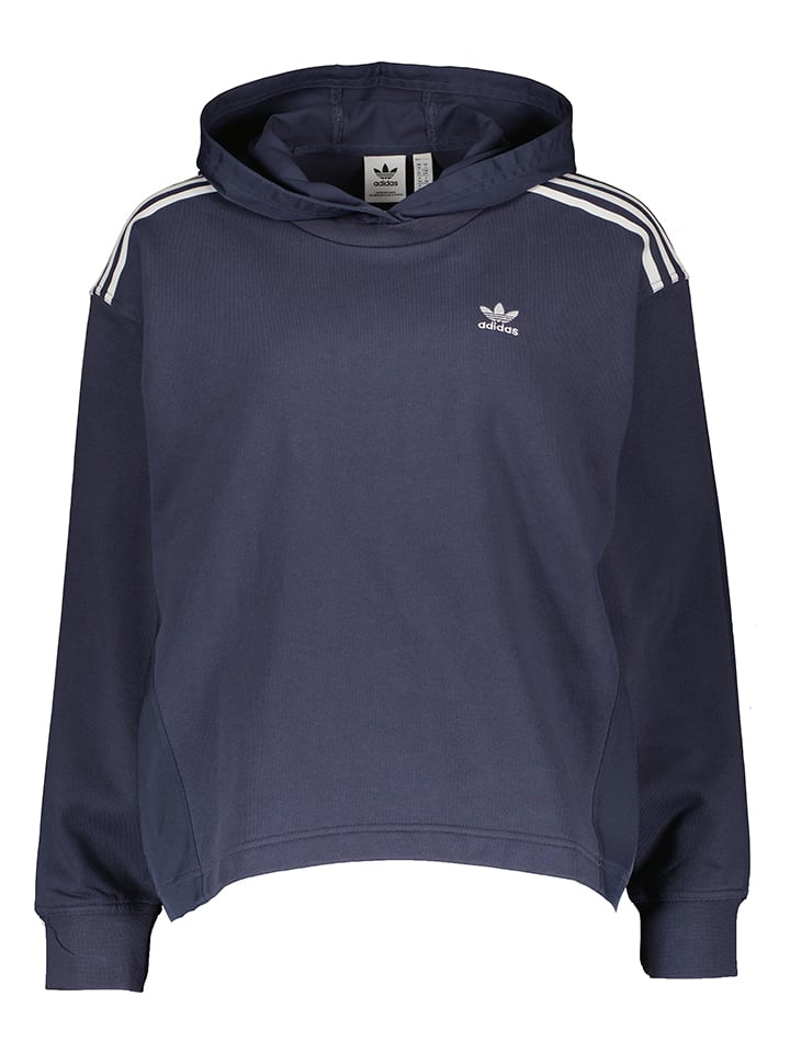 Adidas hoodie dunkelblau on sale