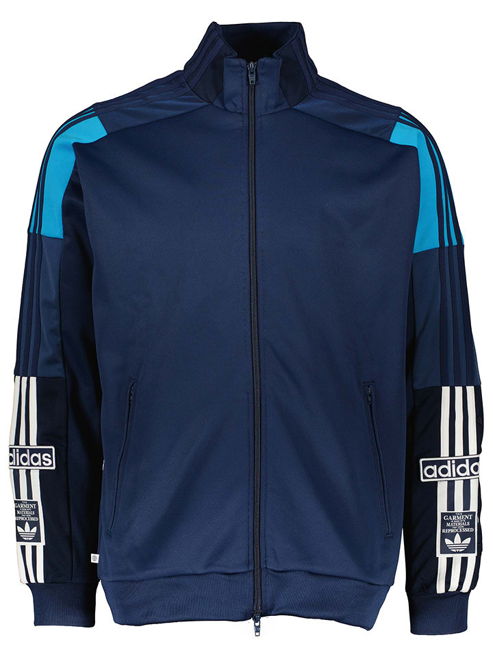Adidas sweatjacke herren blau store