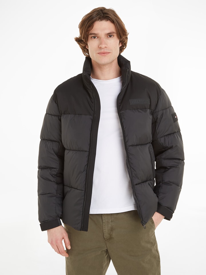 Tommy hilfiger winterjas zwart deals