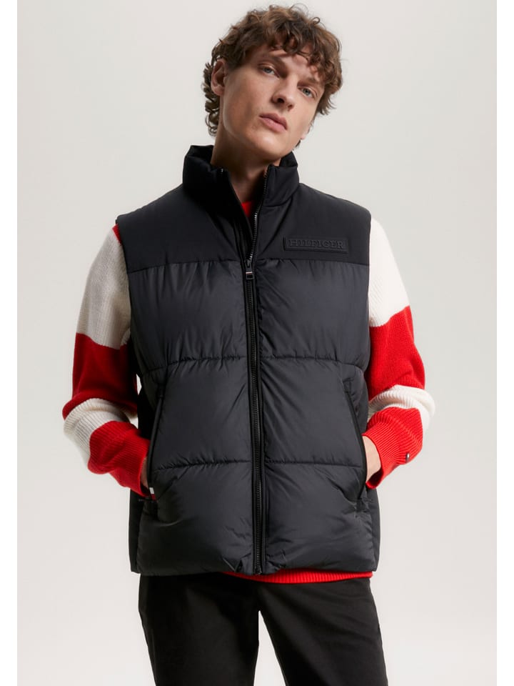 Tommy Hilfiger Bodywarmer zwart goedkoop kopen limango