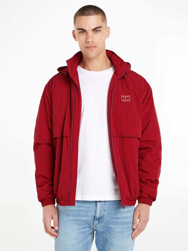 TOMMY JEANS Tussenjas rood goedkoop kopen limango