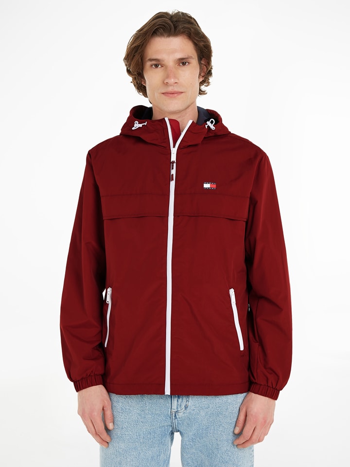 TOMMY JEANS Tussenjas bordeaux goedkoop kopen limango