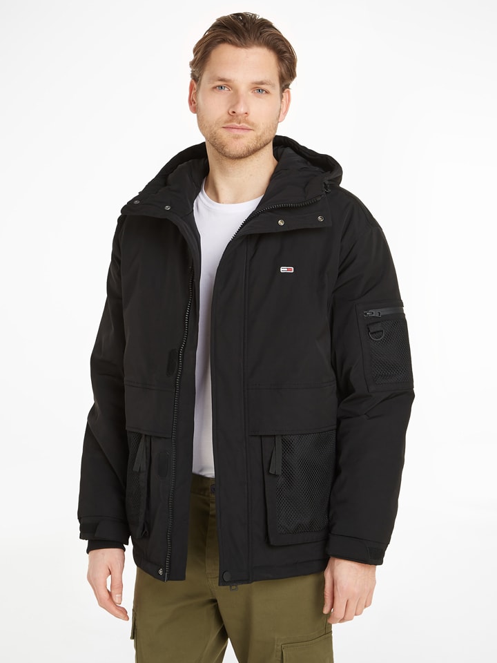 Tommy Hilfiger Winterjas zwart goedkoop kopen limango