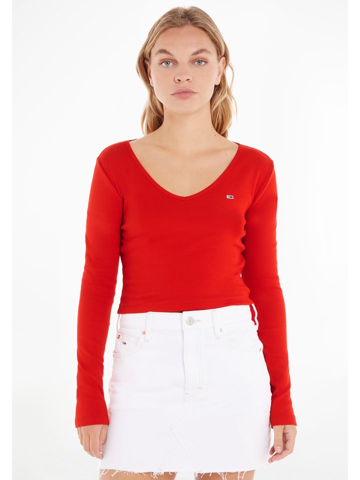 Longsleeve in Rot