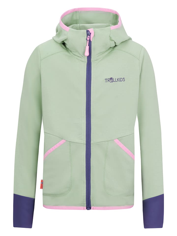 Fleecejacke "Saltfjord" in Grün