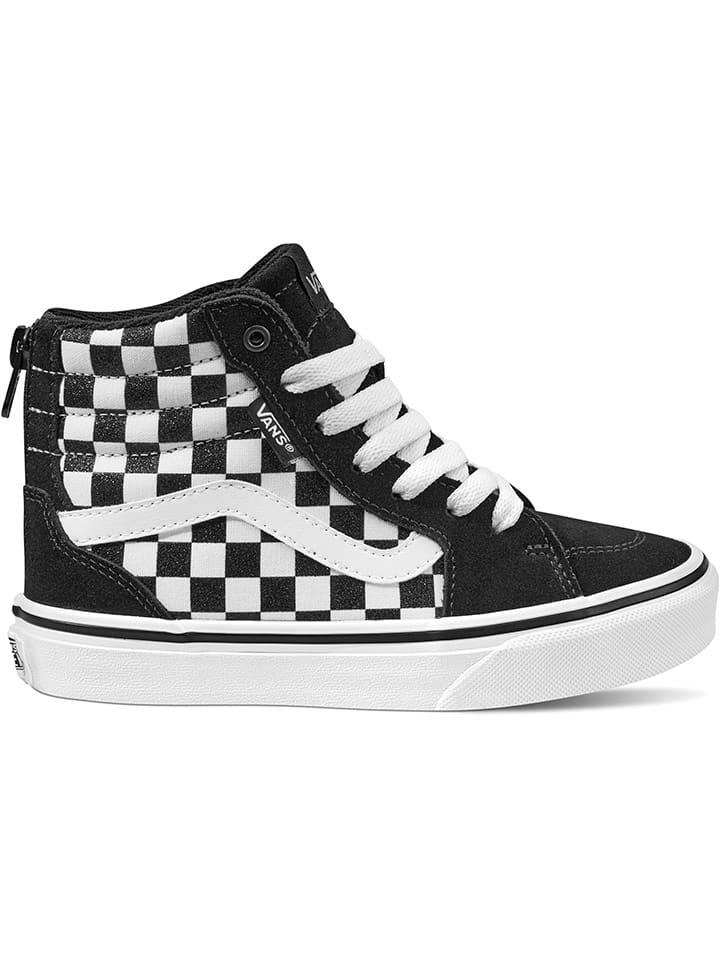 Black and white checkered sk8 hi outlet