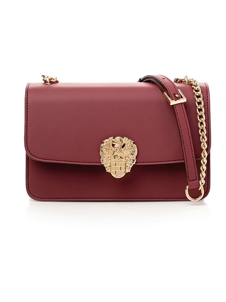 Schoudertas "Amore" bordeaux - (B)24 x (H)15 x (D)10 cm