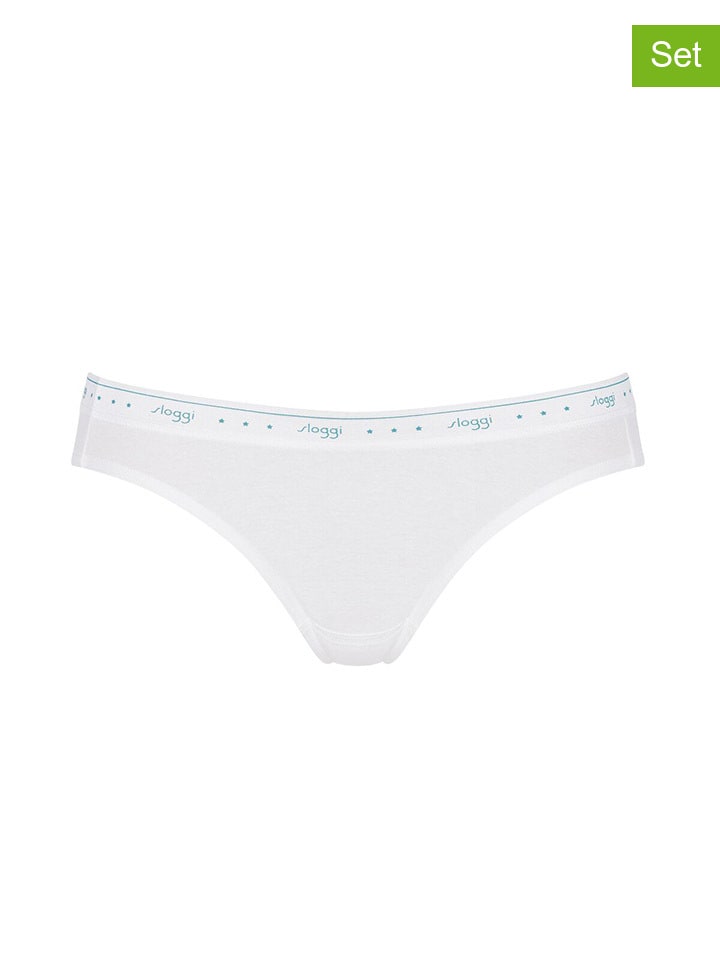 2er-Set: Slips in Weiß