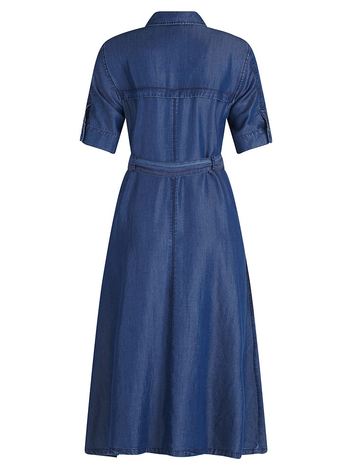 Vera Mont Spijkerjurk donkerblauw goedkoop kopen limango